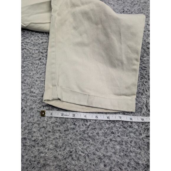 Gap Pants Mens 34X30 Beige Relaxed Distressed Casual Minimal Preppy Work Chore - Picture 9 of 10